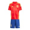 Camisola + Calções Espanha Criança Equipamento 1ª Euro 2024